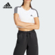 Adidas/阿迪达斯官方正品W 3S BABY T 女士短款运动短袖T恤IR6112