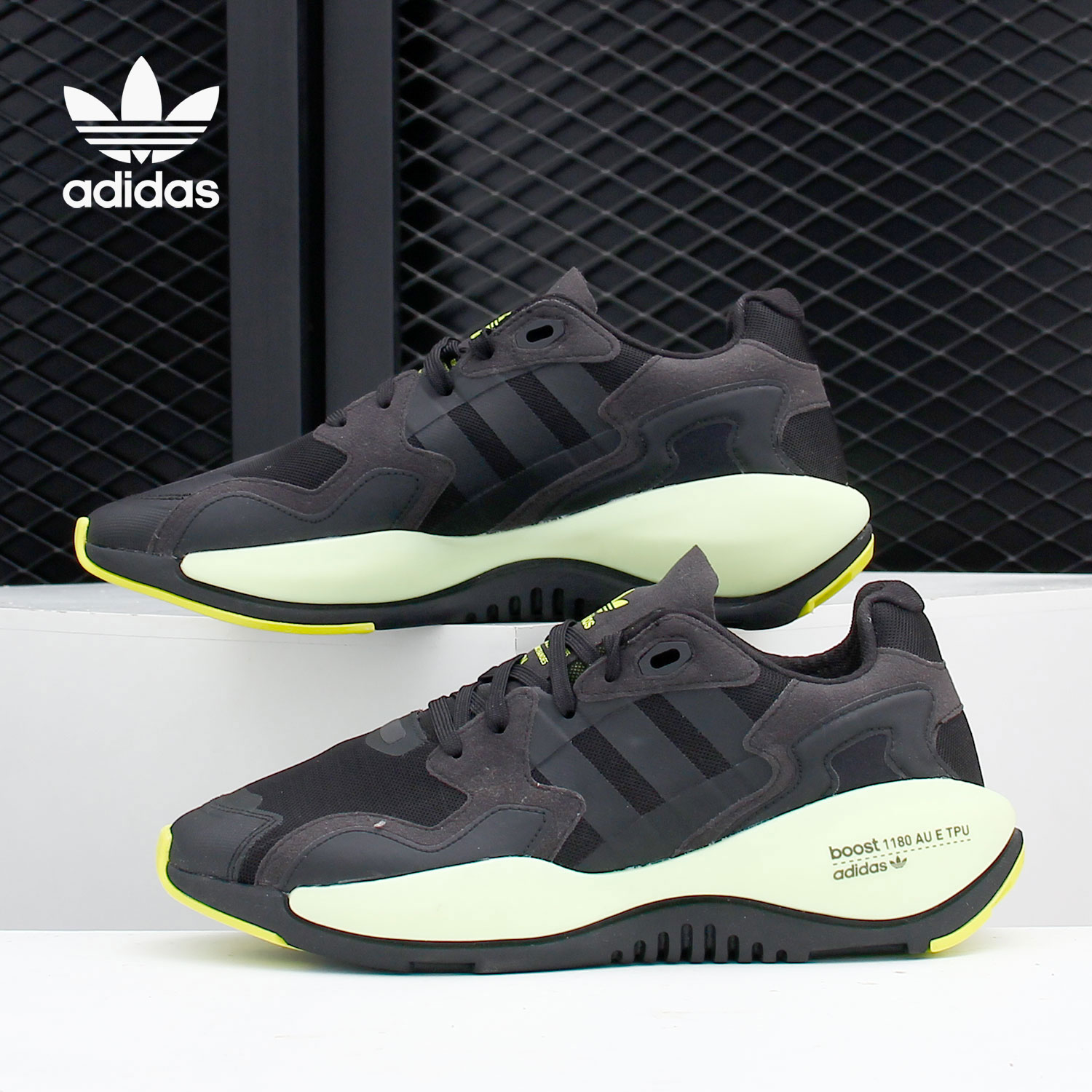 adidas/阿迪达斯正品三叶草 zx alkyne 夜光系列男女运动鞋fy3023