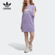 Adidas/阿迪达斯官方正品三叶草女子舒适运动短袖连衣裙 IC5482