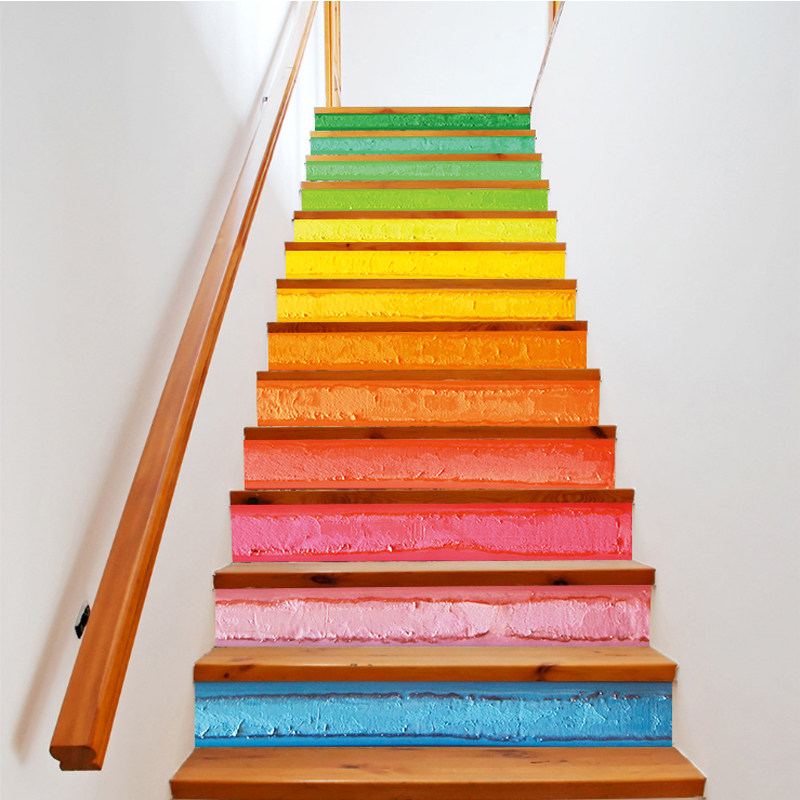 艺术装饰家居美缝贴纸防水防潮壁纸翻新楼梯台阶墙贴纸不干胶优惠券