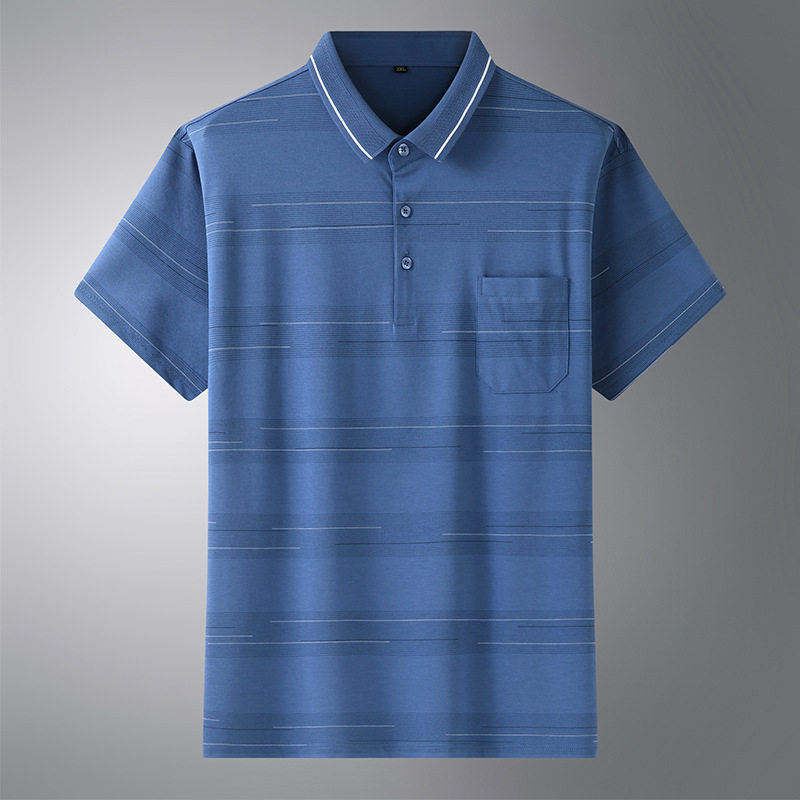 特体polo衫加肥加大码胖子中老年人t恤肥佬宽松半截袖老头超大号