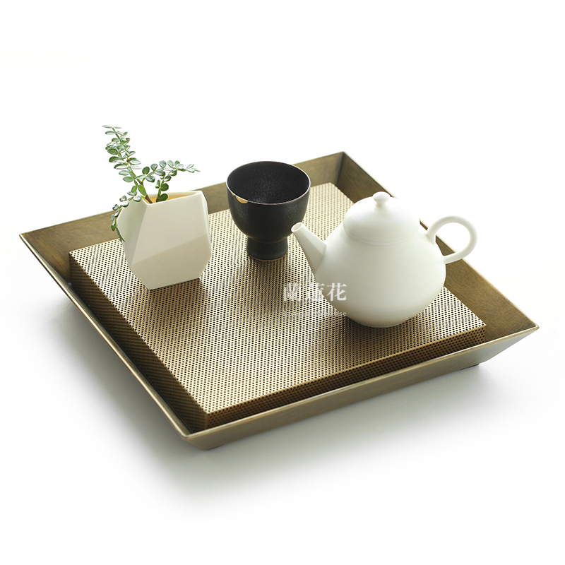 兰莲花 储水茶盘 金属茶台不锈钢镀铜铝做旧铜色 现代风茶具在类目 餐饮具, 茶具, 茶盘中 - 来自Buy2taobao.com提供专业的淘宝代购服务