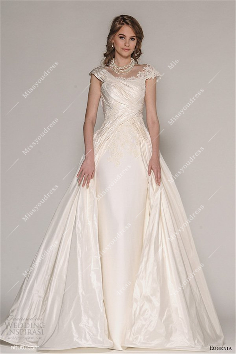 2020新款壹字肩露背緞面新娘婚紗禮服 修身顯瘦A擺儀式主婚紗在類目 女裝/女士精品, 婚紗/旗袍/禮服, 婚紗中 - 來自Buy2taobao.com提供專業的淘寶代購服務