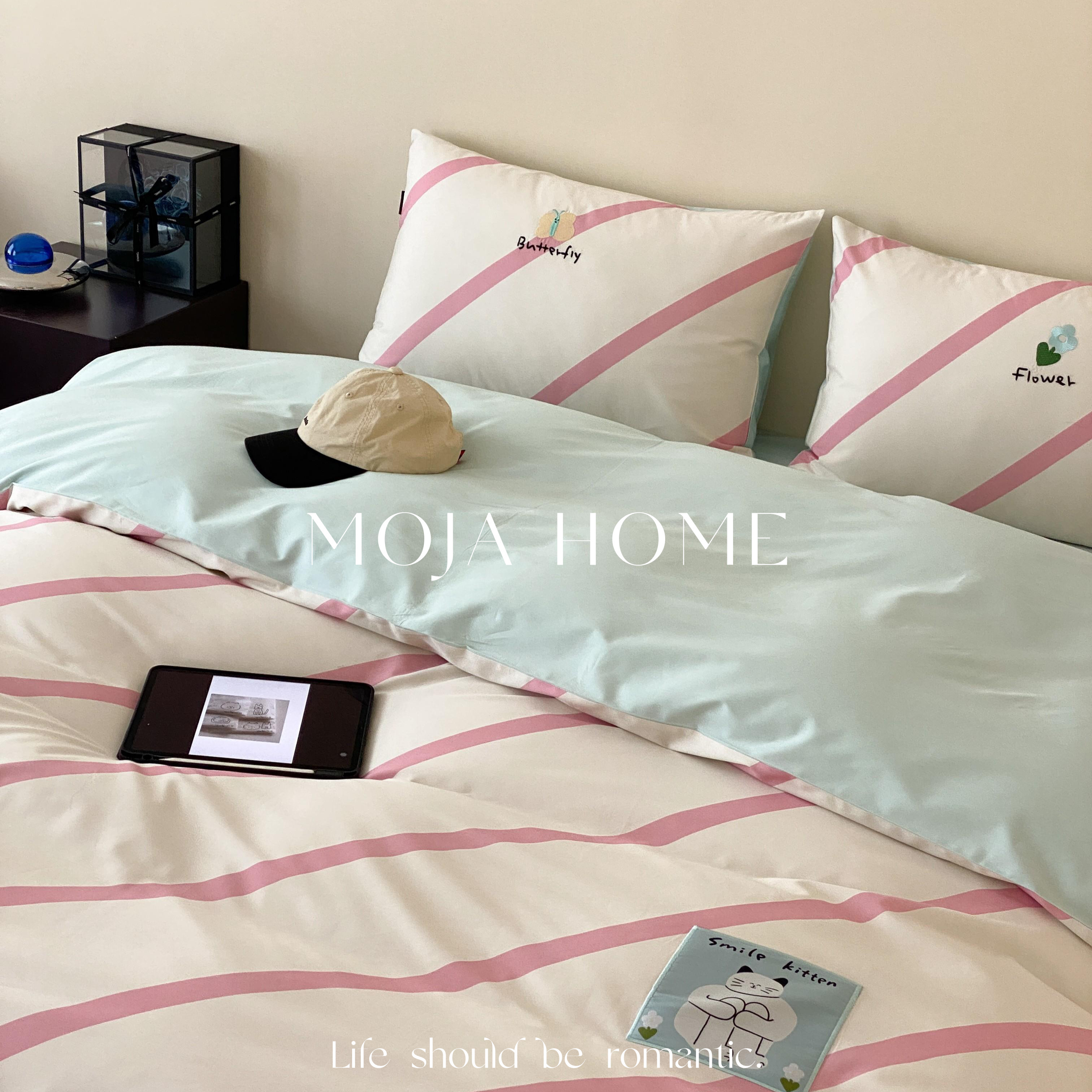 MOJAHOME【奇趣睡眠】多彩童趣100支全棉数码印花床品四件套