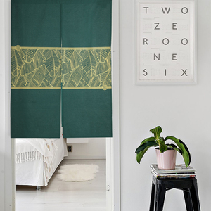 门帘隔断帘卧室遮光中式图片