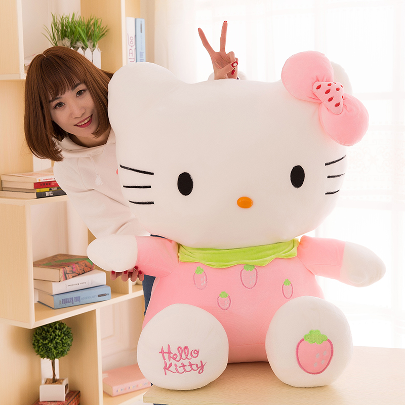 hellokitty公仔 kt猫毛绒玩具大号床上女友生日礼物水果小凯蒂猫在类目 玩具/童车/益智/积木/模型, 毛绒布艺类玩具中 - 来自Buy2taobao.com提供专业的淘宝代购服务