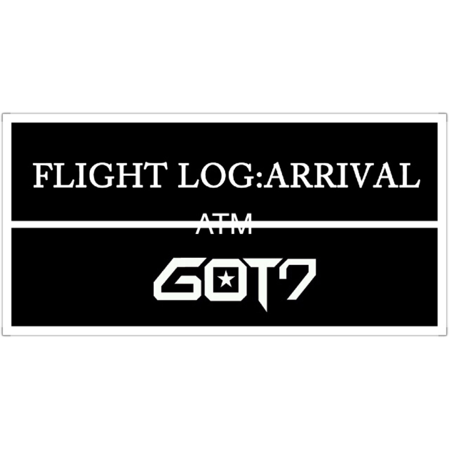 got7刺绣名条