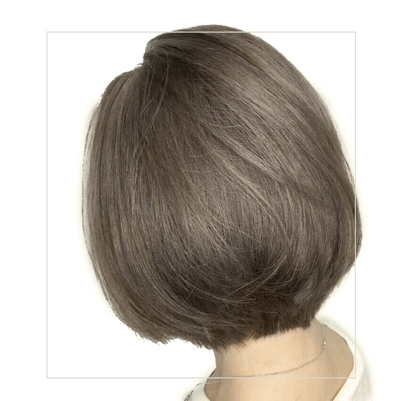 显白英国灰咖2021流行色在家自己染发剂冷棕植物无刺激头皮盖白发