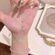 S925银四叶草项链女轻奢小众高级感小花朵锁骨链2025新款爆款颈链