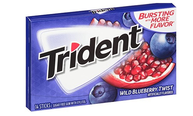 美国原装进口Trident/三叉戟木糖醇口香糖蓝莓味 8条起包邮在类目 零食/坚果/特产, 糖果零食/果冻/布丁, 口香糖中 - 来自Buy2taobao.com提供专业的淘宝代购服务