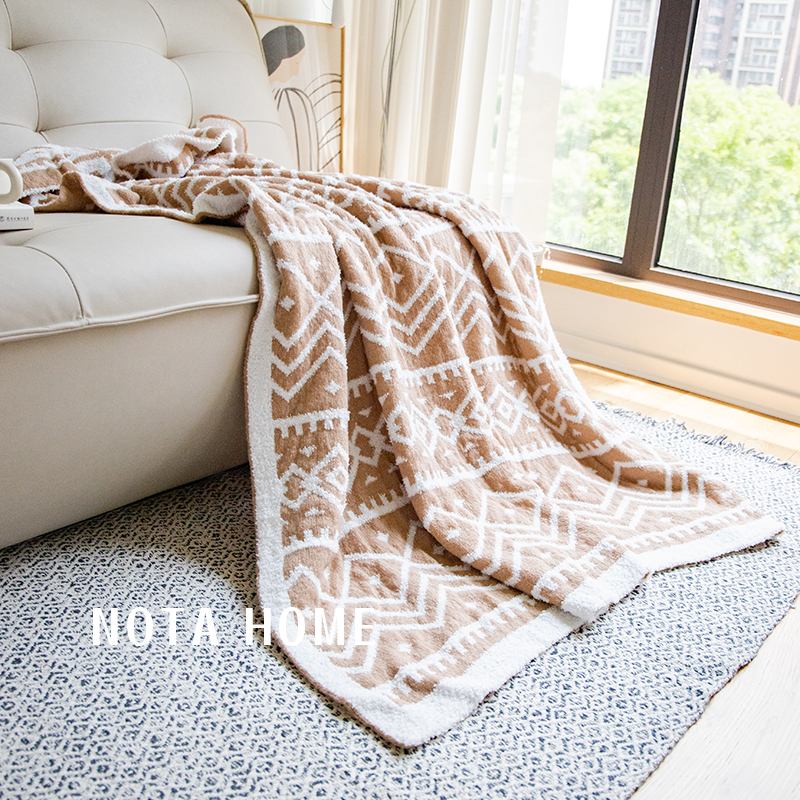 民宿沙发毯波西米亚空调毯卧室盖毯单