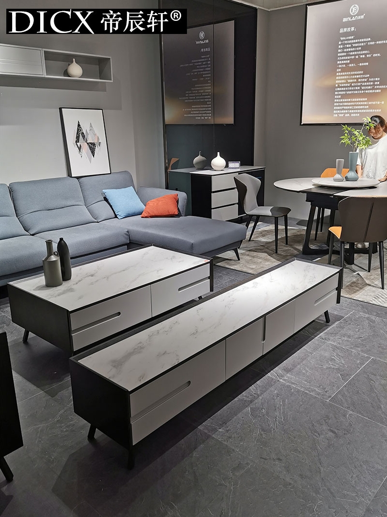 Northern Europe style black and white tea table TV cabinet combination Bucket cabinet Sideboard modern Simplicity Size Apartment Complete furniturein the Residential furniture , Cabinet , TV cabinet category - from Buy2taobao.com to provide professional Taobao agent buy service