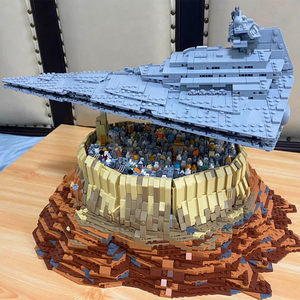 宇星星球大战死星吉达城21007高难度拼装积木飞船模型兼容乐高