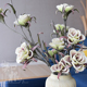 知根 假花复古仿真花EVA玫瑰落地装饰插花现代简约客厅摆设花卉