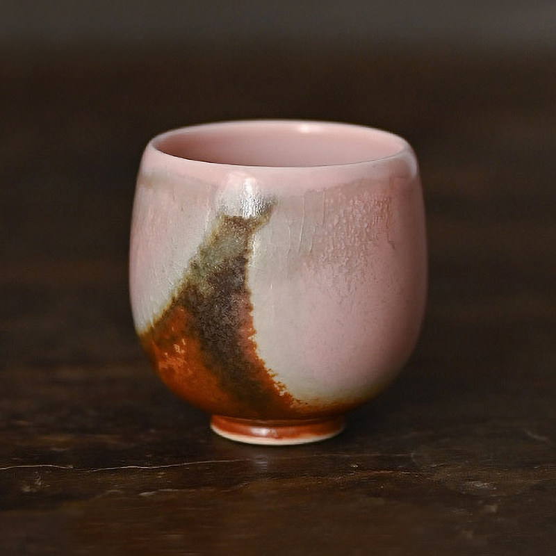 景德镇志野烧柴烧主人杯柴窑原矿窑变釉手工蛋形开片可养陶瓷茶杯