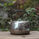 银壶纯银999烧水壶纯手工一张打日式煮茶壶茶道家用银壶银器 清欢
