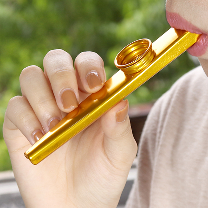 金属卡祖笛简单乐器伴奏尤克里里伴侣学生成人儿童演奏级kazoo