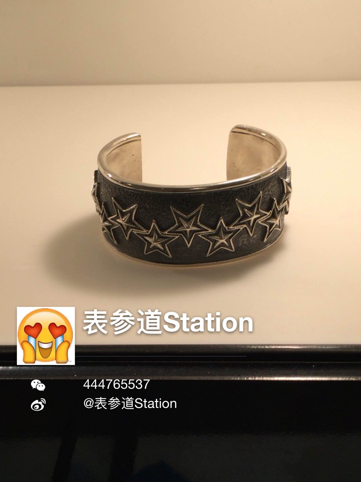 日本代购直邮 codysanderson 星星中等宽度手镯 男女同款手工银饰