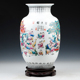 景德镇陶瓷器 中式仿古百子图花瓶 客厅家居装饰工艺品花器摆件