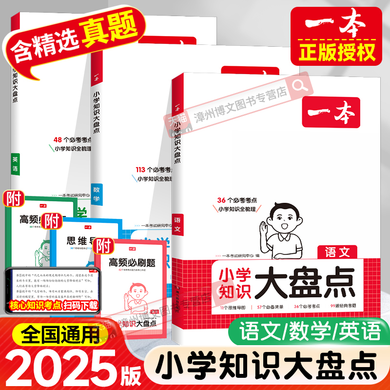 2025新版一本小学知识大盘点语文