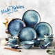 亿嘉陶瓷碗具创意个性碗碟家用日式餐具套装北欧风两人食情侣碗盘