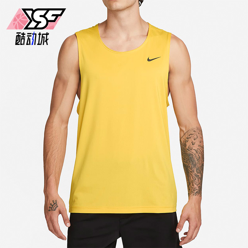 Nike/耐克正品新款男子运动透气休闲舒适训练无袖背心 DV9814-709