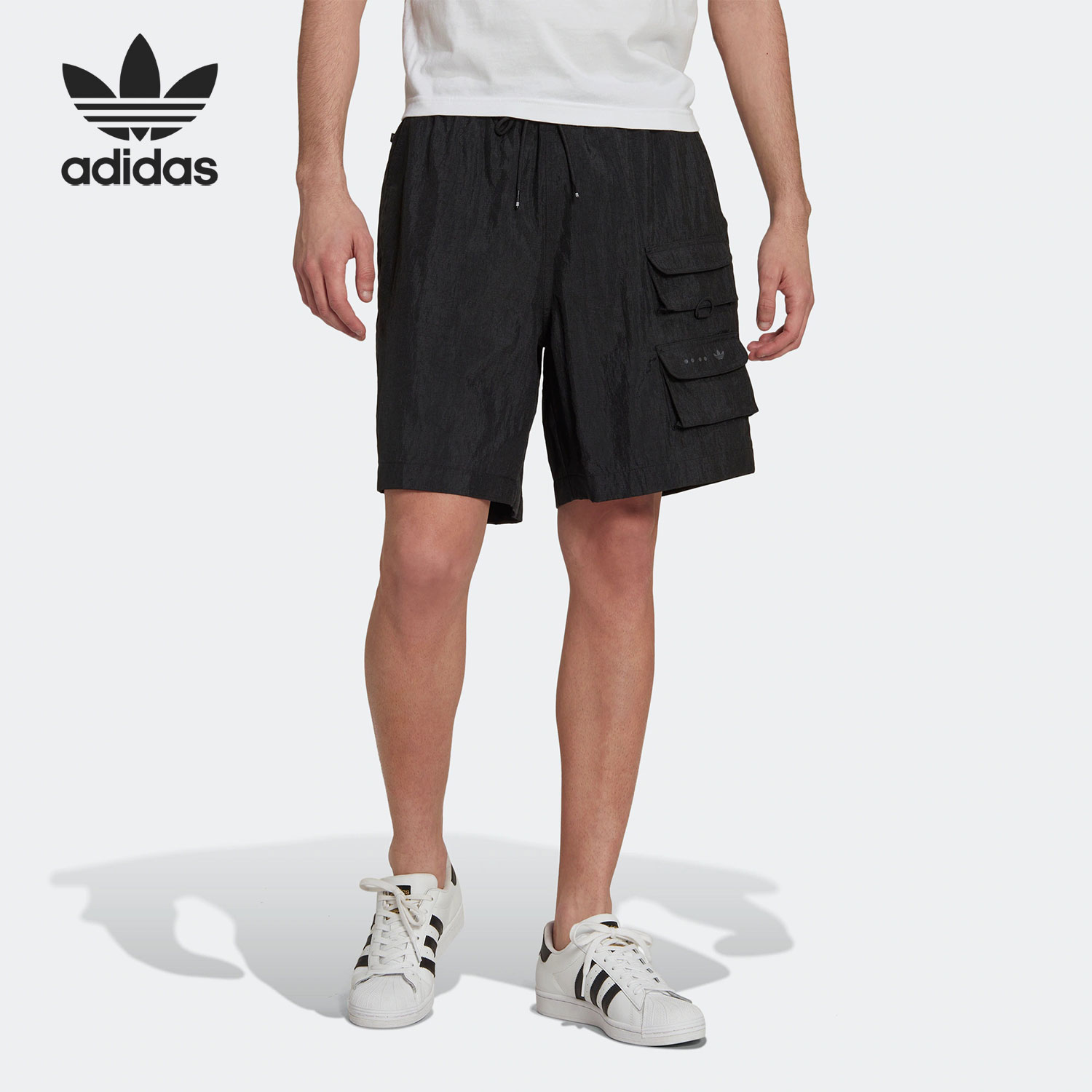 Adidas/阿迪达斯正品三叶草MTRLMIX SHORT男子运动短裤HS8889