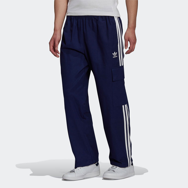 Adidas/阿迪达斯正品三叶草休闲男子运动宽松舒适工装长裤 H09119