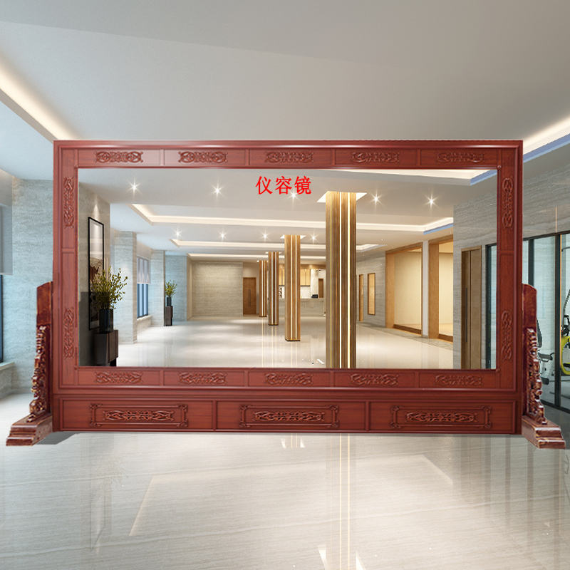 特价仪容镜全身 落地镜 实木_仪容镜警容镜军容镜学校单位银行大厅