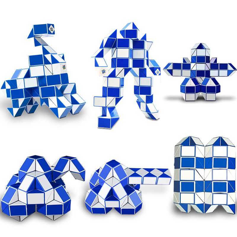 魔尺144段_百变魔尺108/120/144段240节96长条变形魔方小学生益智力