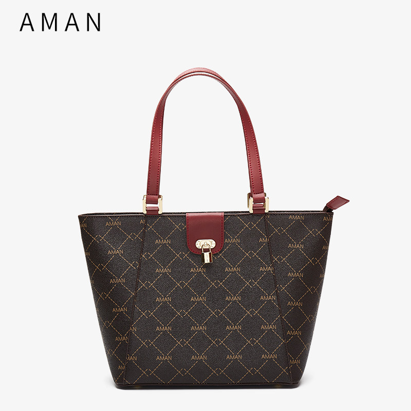 aman单肩包女包2020新款潮女