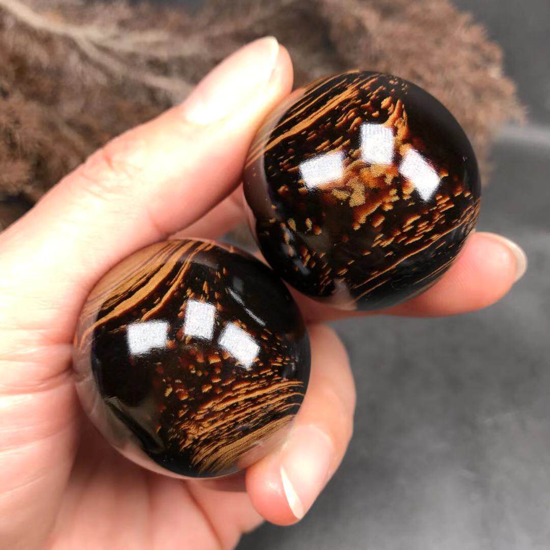 名仕海柳血柳运动健身珠手球不怕汗手部健康手抓球把玩实心球34mm