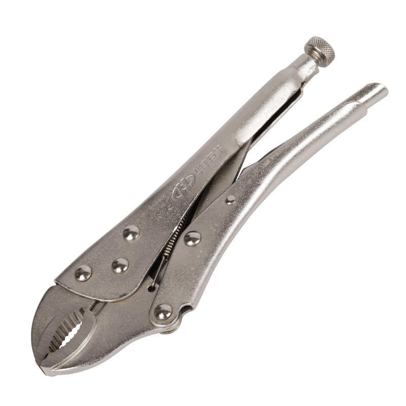 华丰巨箭圆口鱼嘴钳10寸管钳大力钳