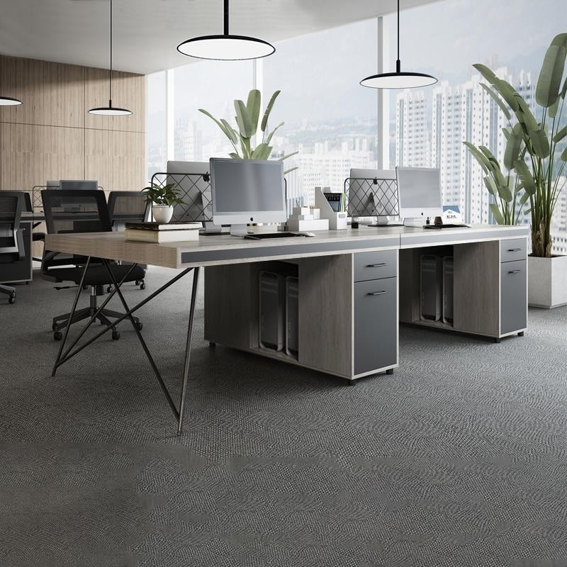 办公家具工业风办公桌椅组合四人职员工位4人电脑办公桌子办公室