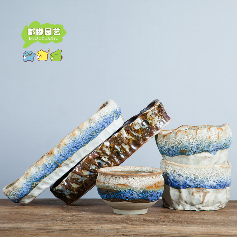 toot toot Countryside desktop gardening Flower pot originality Jingdezhen manual ceramics Korean Edition Coarse potteryin the Flower delivery/Flowers simulation/Plants gardening , Vase/Flower/Flowerpot/Flower (New) , Flowerpot category - from Buy2taobao.com to provide professional Taobao agent buy service
