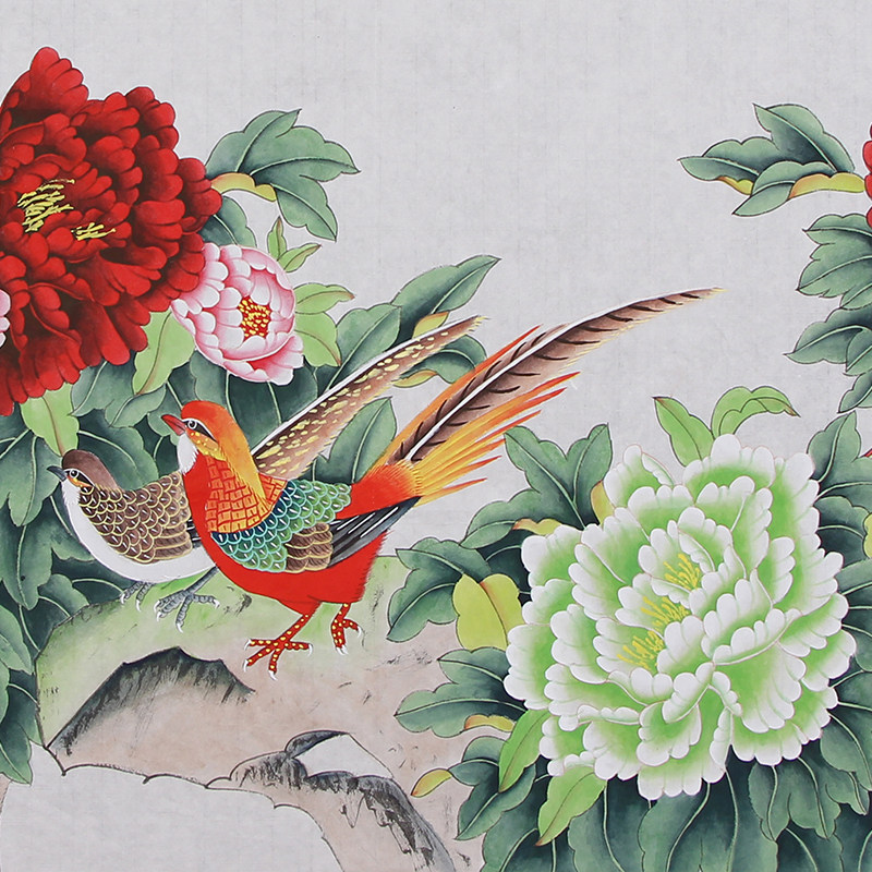 匿名拍卖《前程似锦》中央美院教授