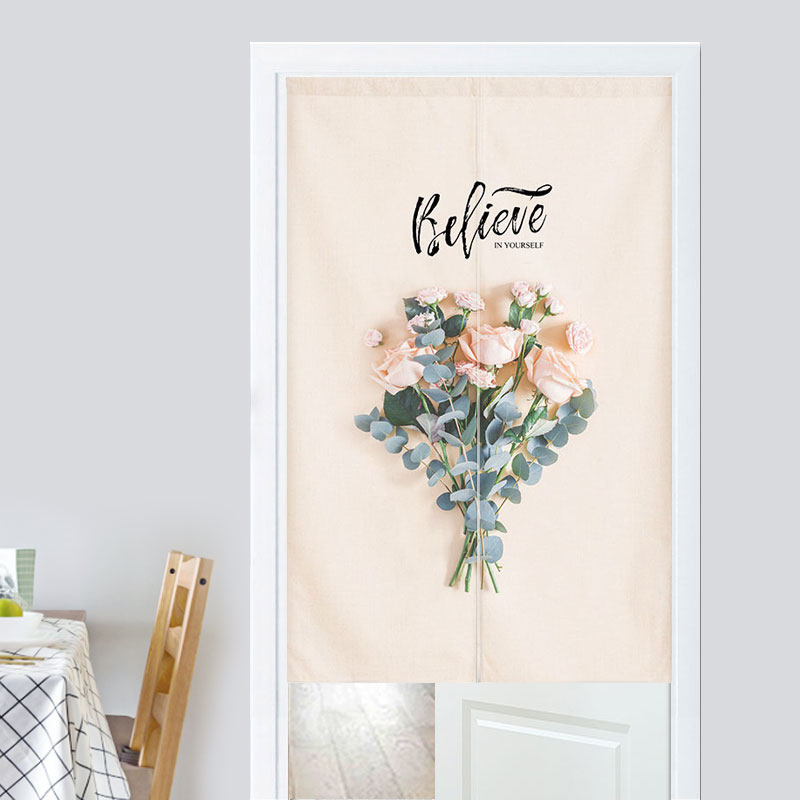 卧室门帘北欧风