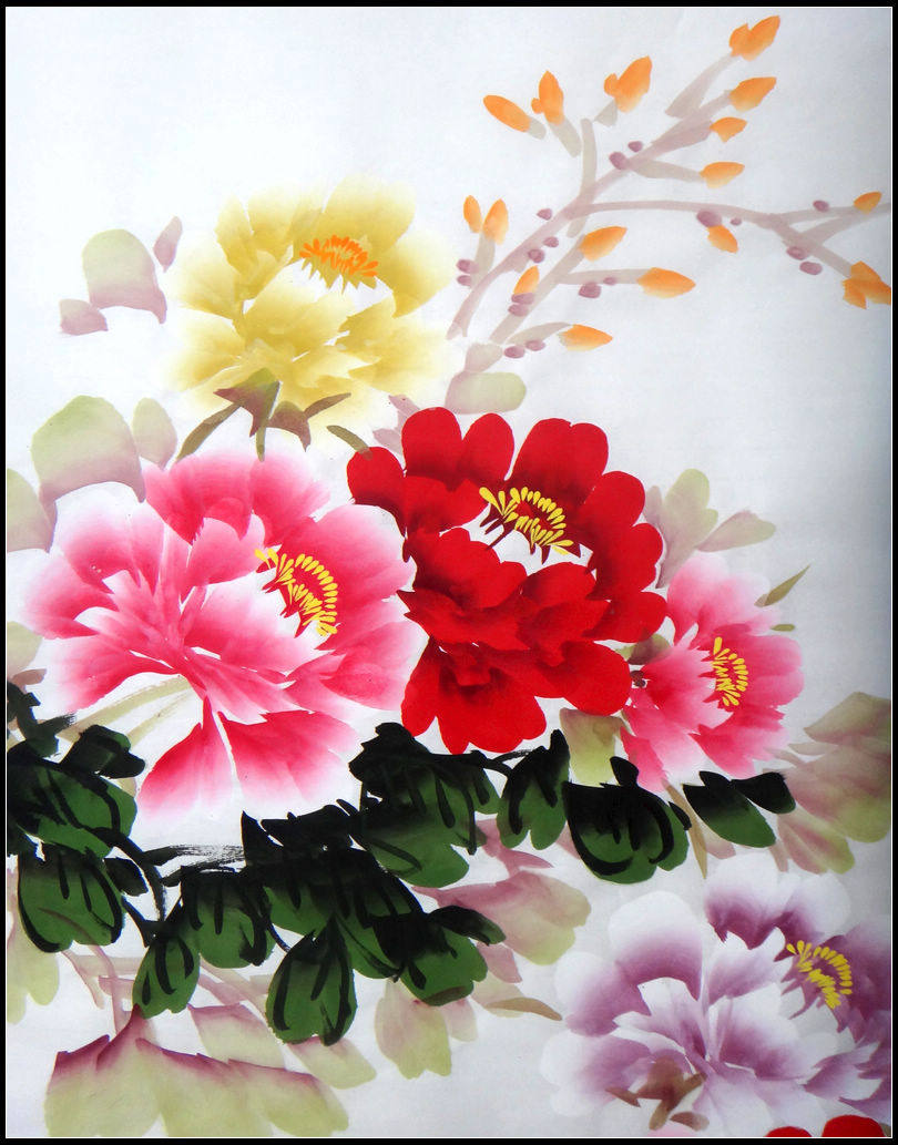 国家一级美术师 王政通《国色天香 花开富贵》