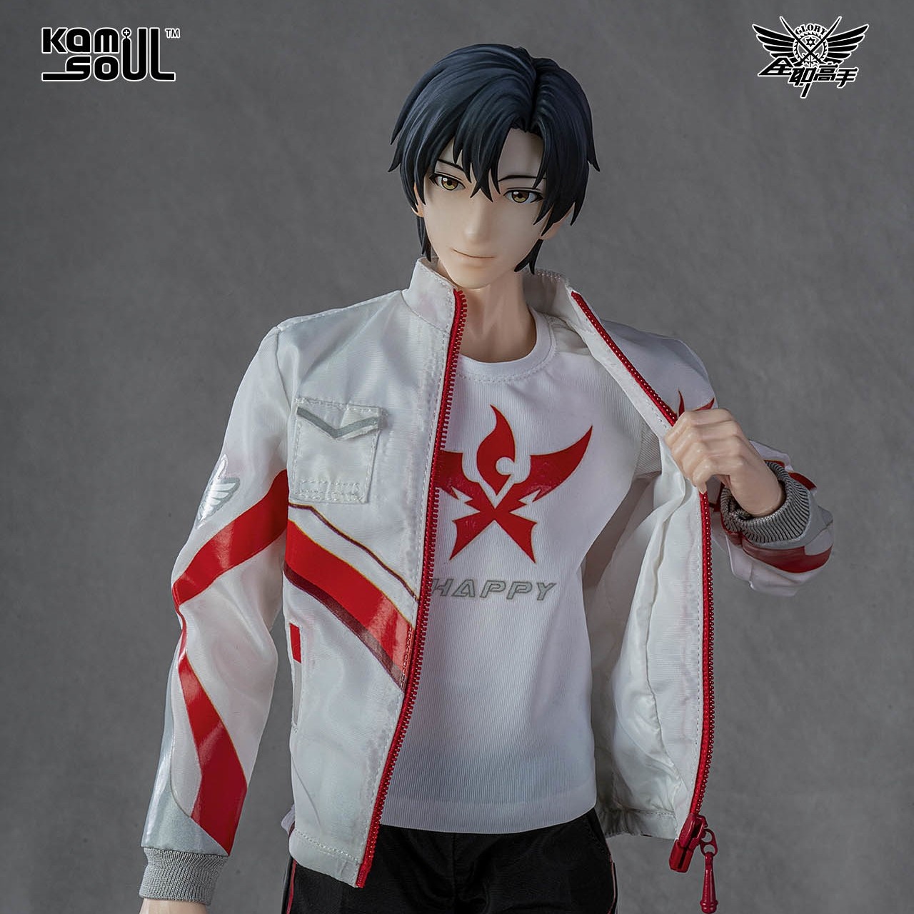 现货全职高手x次元造物16兵人手办叶修专属配件包兴欣队服