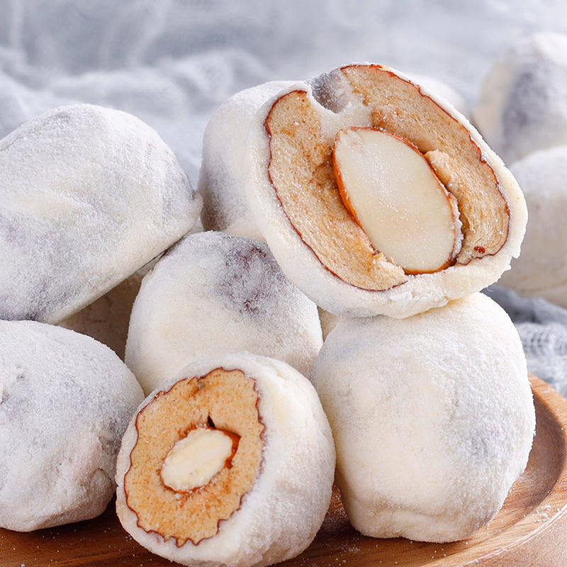 奶枣奶酪枣奶油枣巴旦木夹心奶芙枣奶油杏仁夹心枣果仁抖音同款