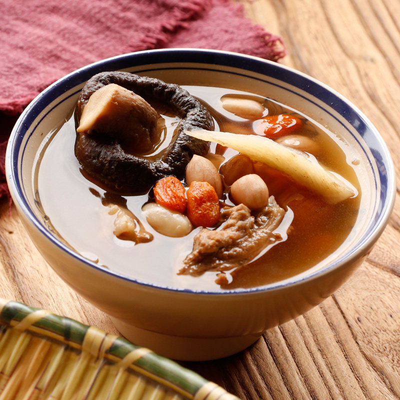 冠膳汤包料调理睡眠差广东滋补煲汤材料包药膳食材香菇枸杞养生汤