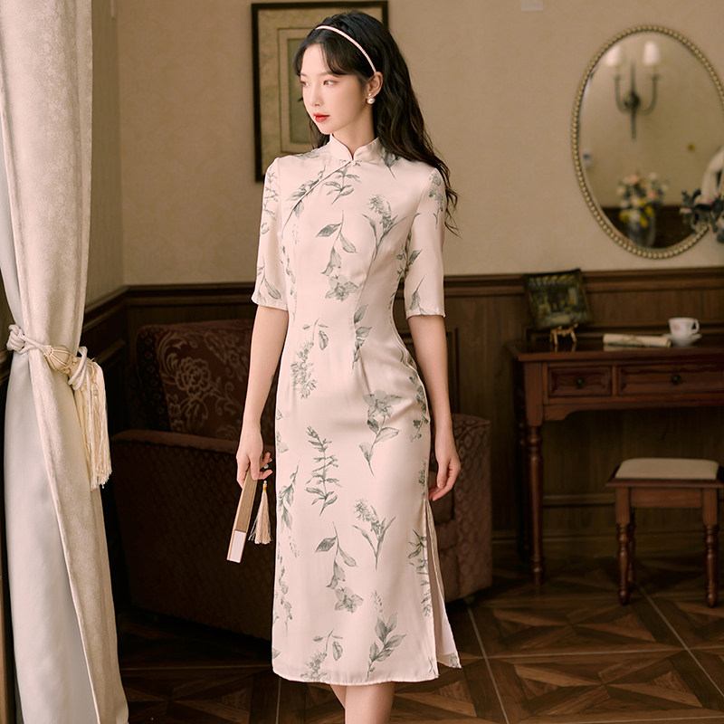 吾家有衣民族风文艺棉麻旗袍大码潮款的优惠券大全—民国风军阀夫人