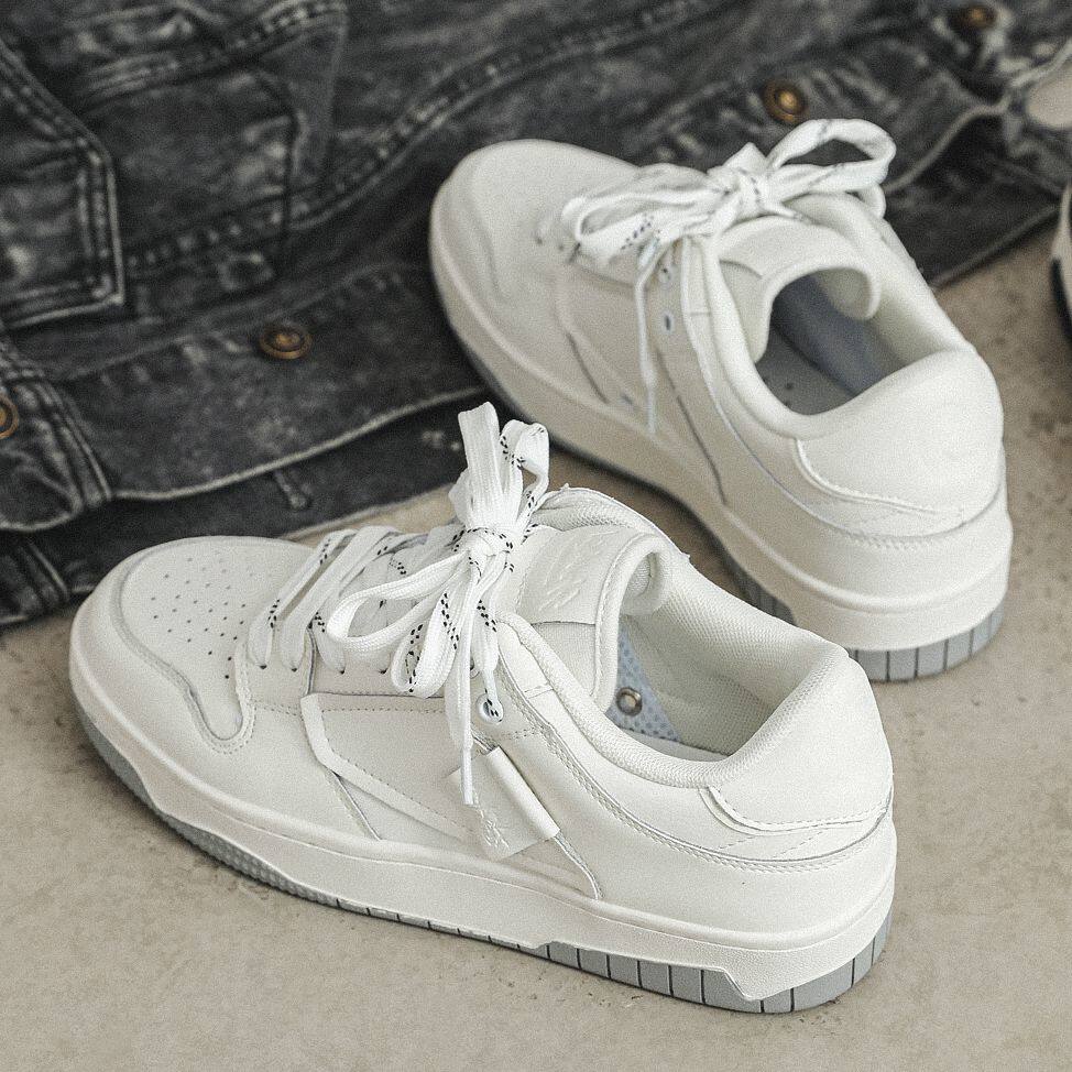 小众设计感男女鞋白色情侣夏季透气运动休闲aj板鞋小白鞋高级男鞋