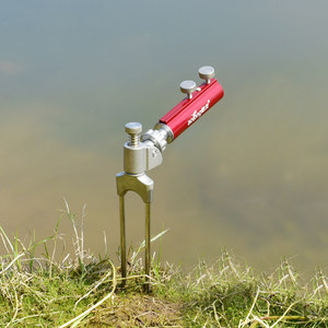 钓鱼地插万向手杆架干钓竿支架插地炮台架子大口径鱼竿支架固定器