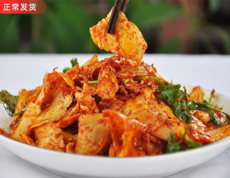 自拌麻辣牛板筋袋装东北延边朝鲜风味香辣特色开袋即食小吃凉菜