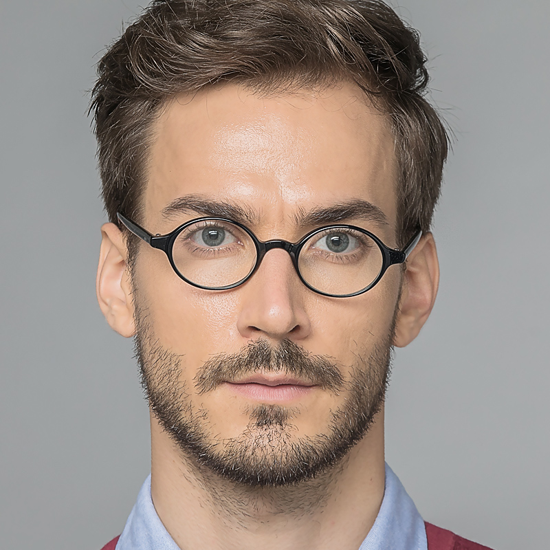 小框眼镜 复古手工眼镜 椭圆眼镜框