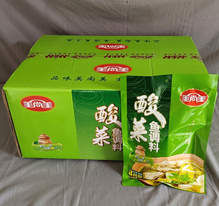 【整箱】美尚美酸菜鱼调料350g 含4包料 火锅料水煮鱼 青花椒嫩鱼