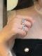 海蓝宝s925纯银戒指女款施家珍珠小众设计高级感珍珠时尚个性指环