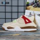 Nike耐克 Air Jordan4 AJ4 卡其色羊绒鸳鸯休闲篮球鞋DH0573-264