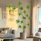 百合竹仿真绿植高端轻奢室内仿生植物装饰摆件客厅大型盆栽假花树